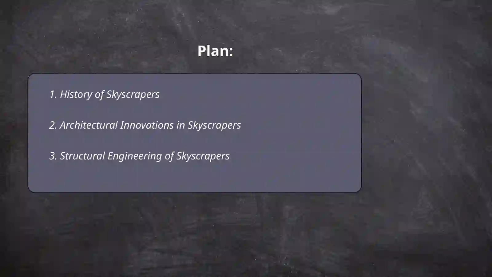 Skyscrapers 2