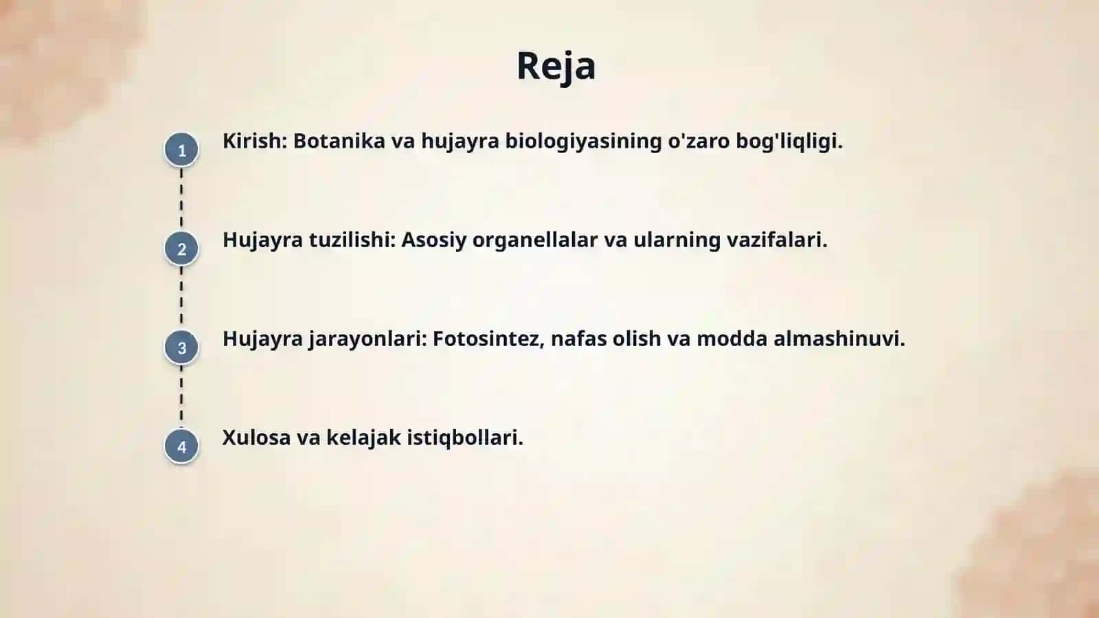 Botanika faniga kirish hujayra haqida malumot 2