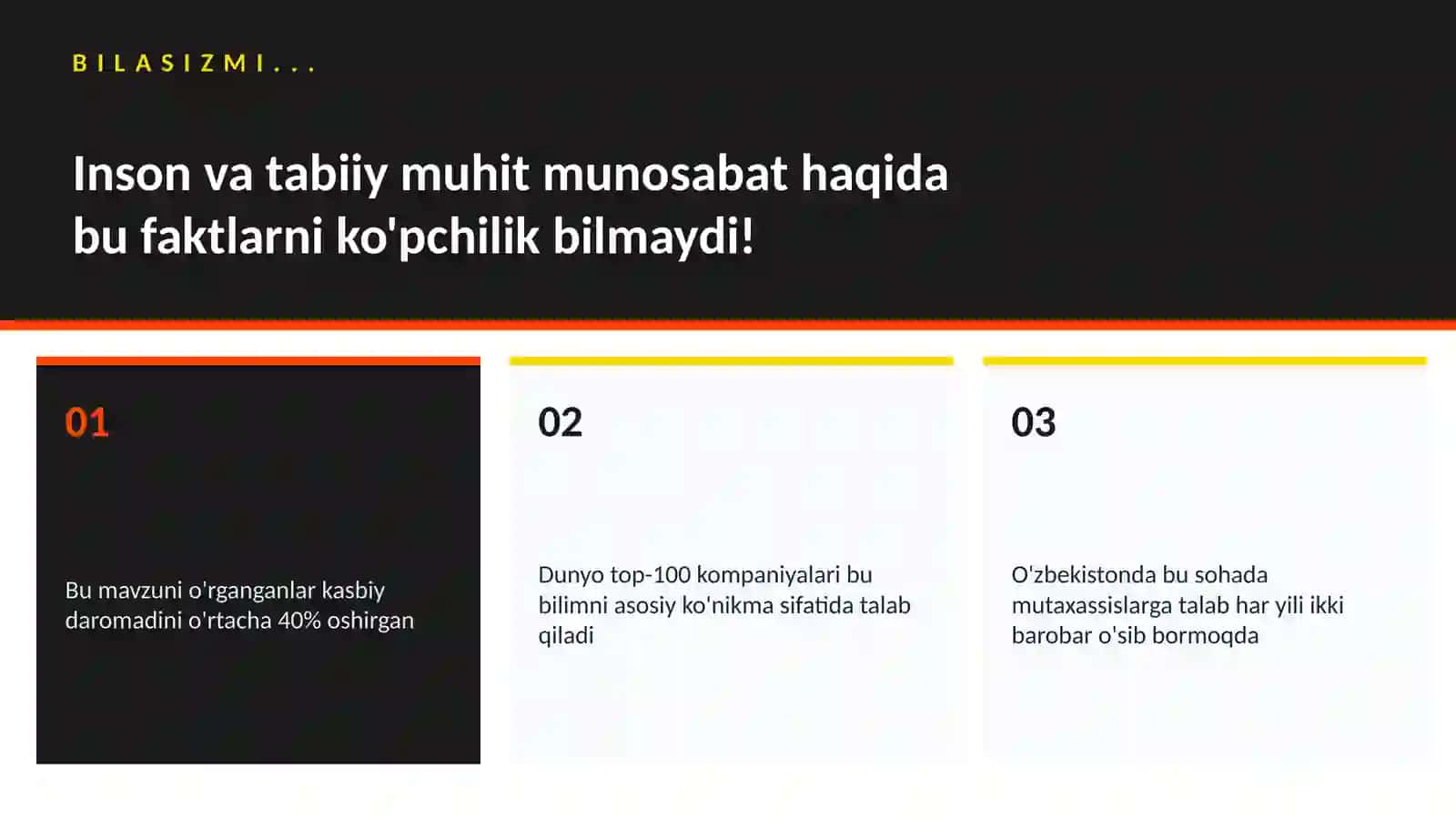 Inson va tabiiy muhit munosabat 3