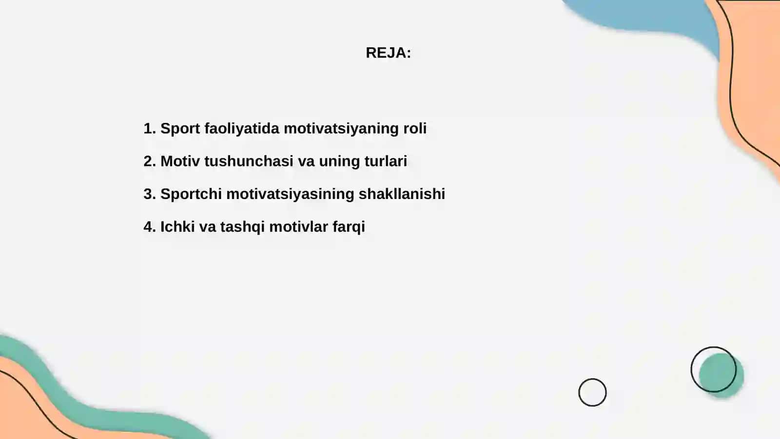 Sport Faoliyatining Motivlari va Uning Rivojlanish Dinamikasi 2