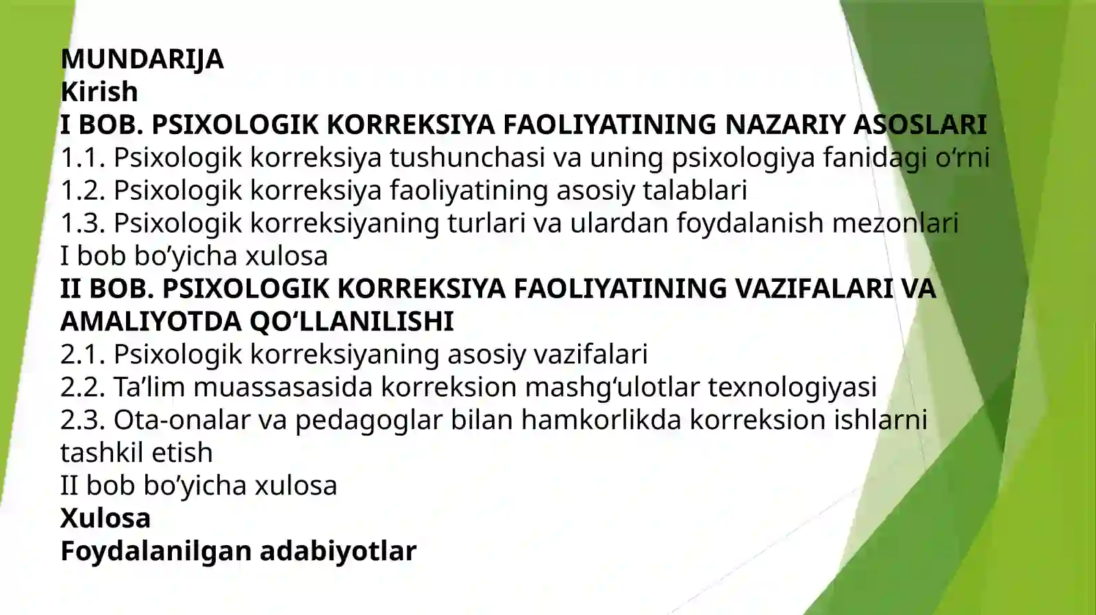 AMALIY PSIXOLOGIYA YO’NALISHI 4-BOSQICH222-GURUH TALABASI ESHMAMATOVA SITORA 2