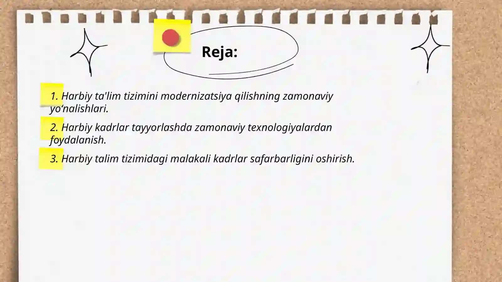 Harbiy ta'lim tizimini modernizatsiya qilishning zamonaviy yoʻnalishlari 2