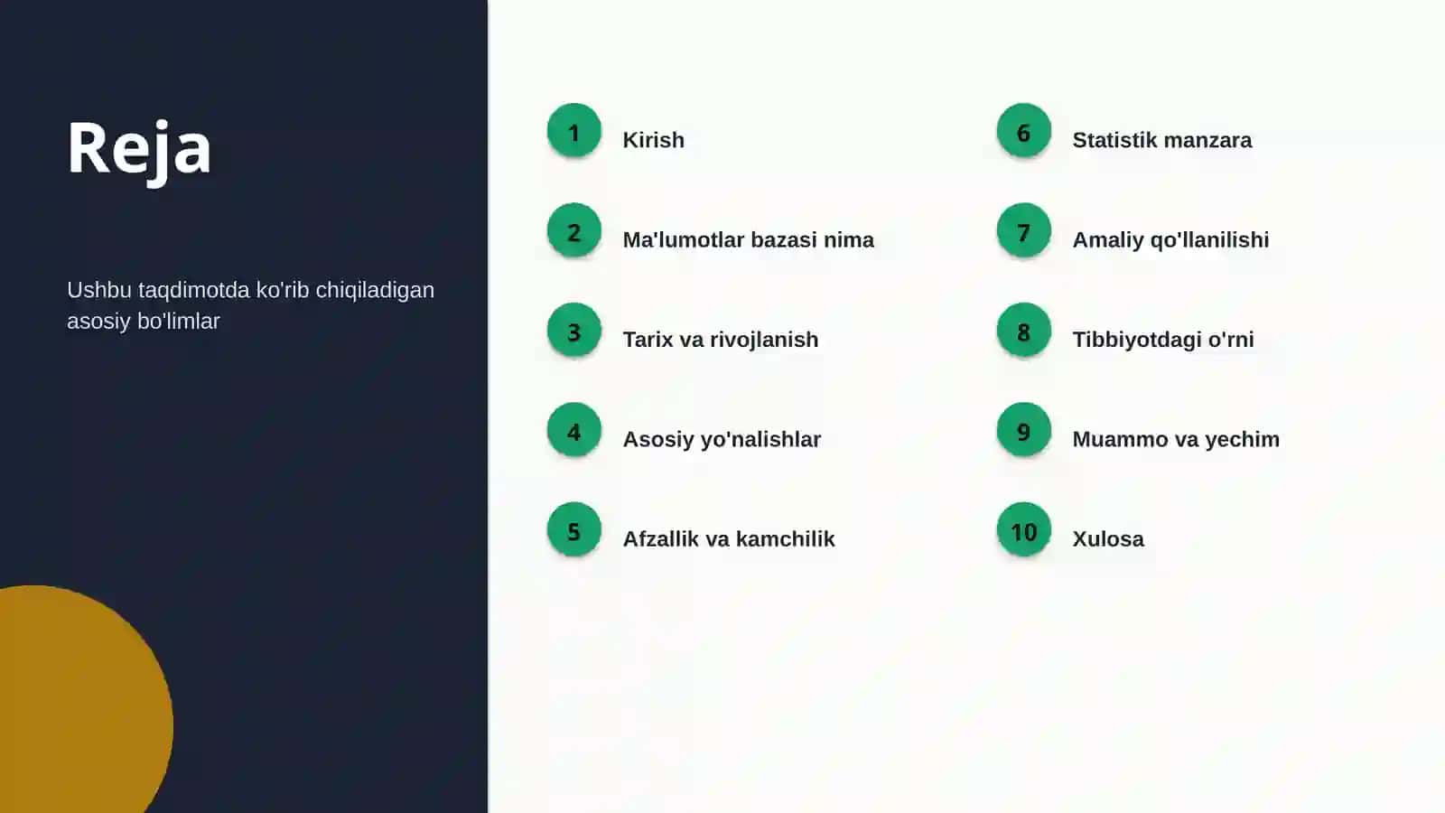 TIBBIYOTDA 2