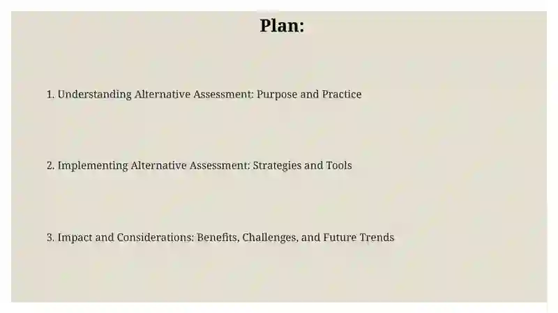 Alternative Assessment Methods 2