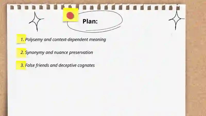 Lexical problems of translation 2