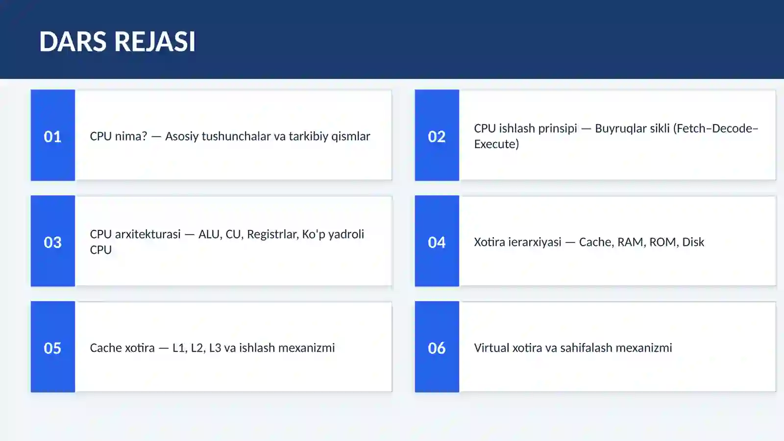 CPU VAXOTIRAARXITEKTURASI 2