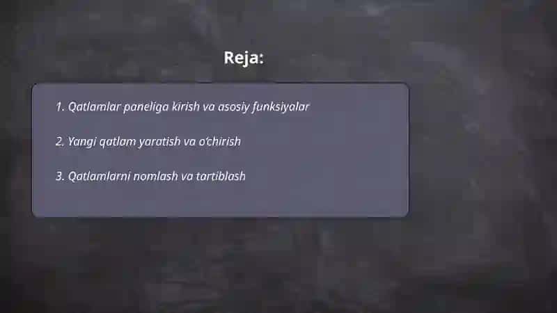 Adobe Photoshopda qatlamlar (layers) bilan ishlash texnikasi 2