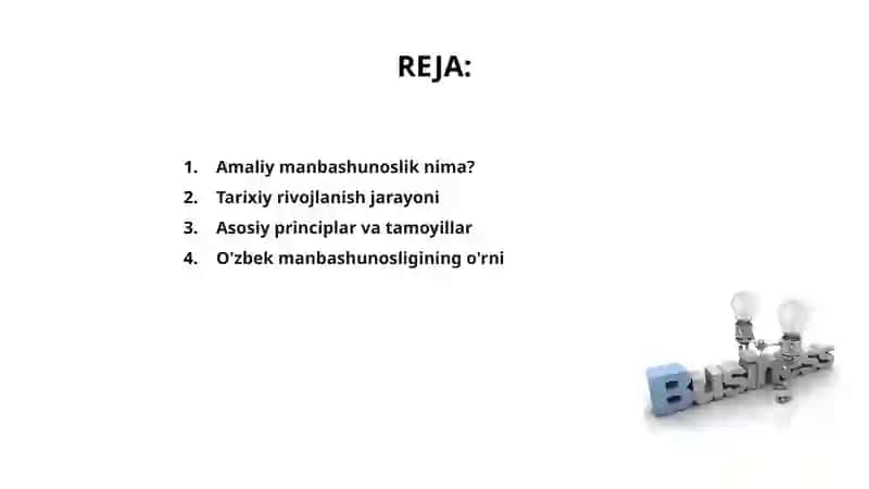 Amaliy manbashunoslik 2