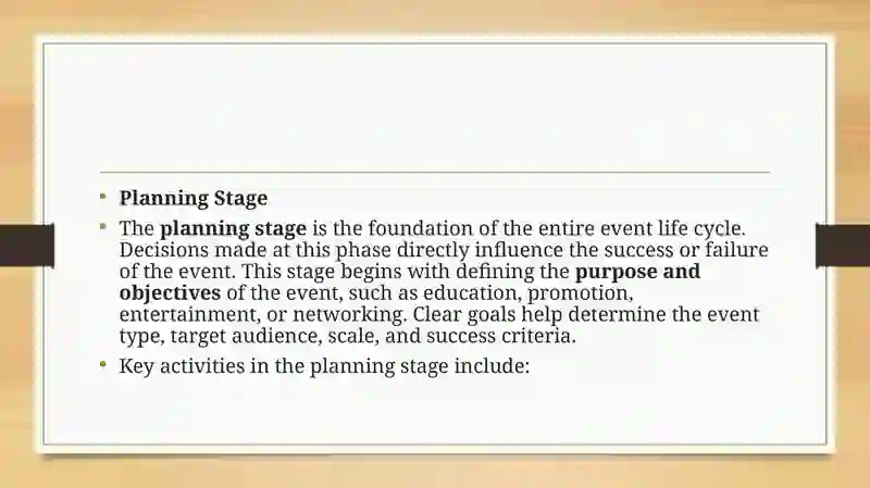 The event life cycle 2