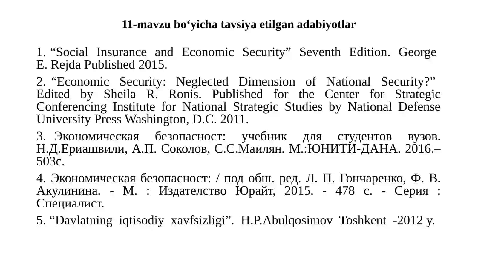 IQTISODIY XAVFSIZLIKNI TA`MINLASH TIZIMIDA INVESTITSION VA INNOVATSION FAOLIYAT 2