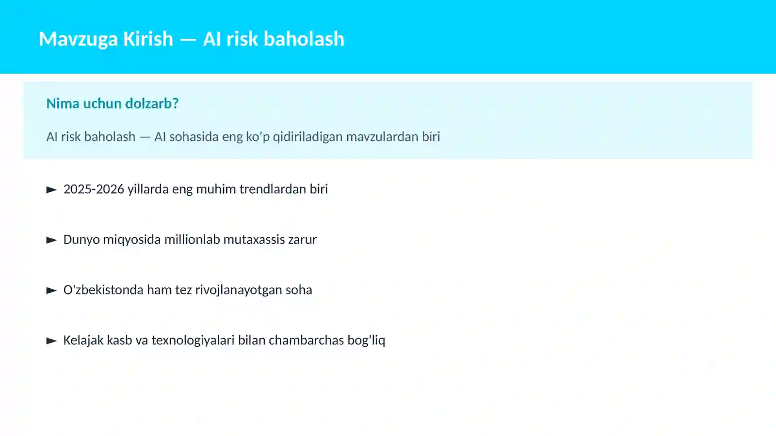 AI AMALIY SOHALARDA 2