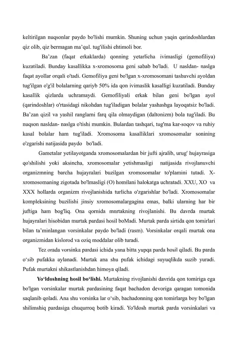 3. Embrional rivojlanish. Urug’lanish. Maydalanish. Gastruliyatsiya. Referat 5 bet. 2
