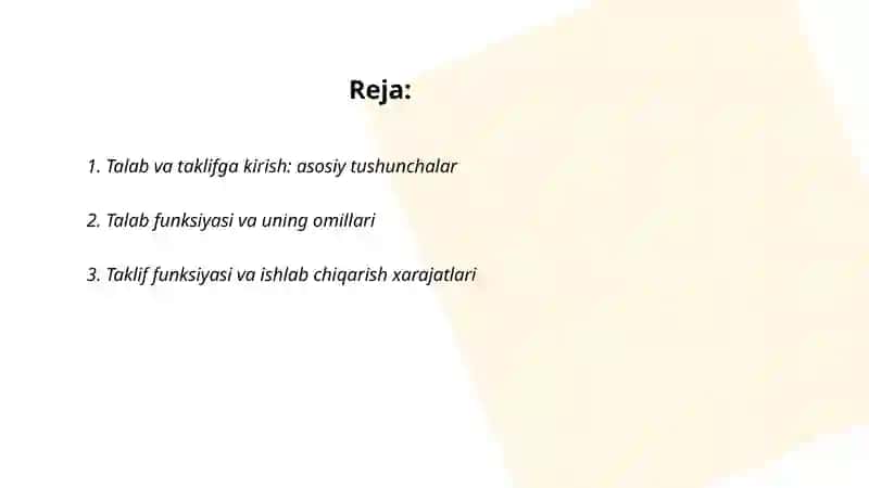 Talab va Taklif Tahlili 2