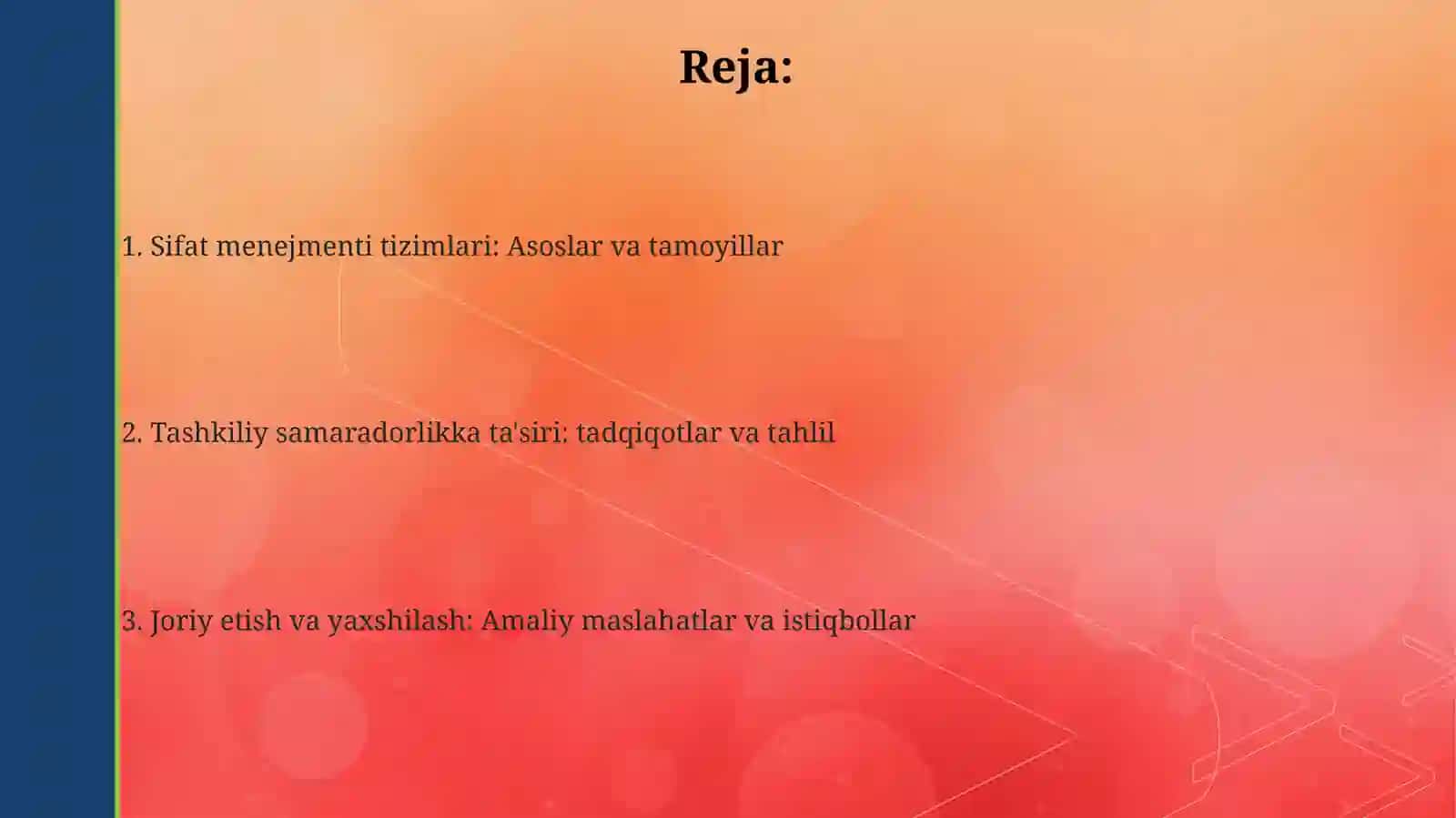 Sifat menejmenti tizimlari va ularning tashkiliy samaradorlikka ta'siri 2