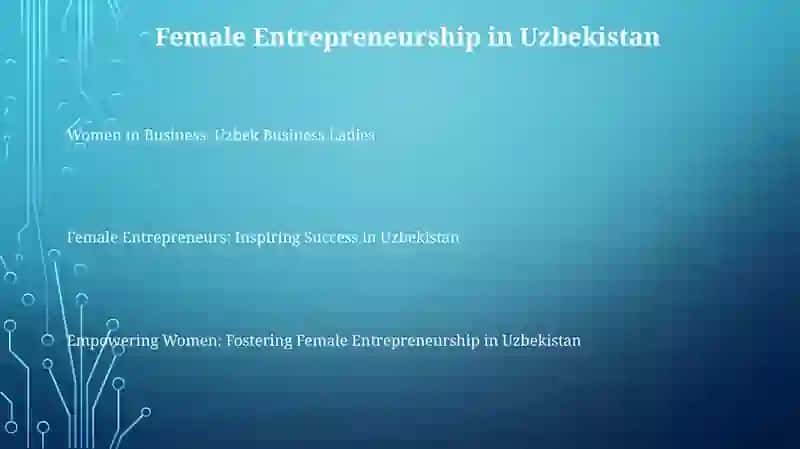 Challenges Faced by Uzbek Business Ladies 2