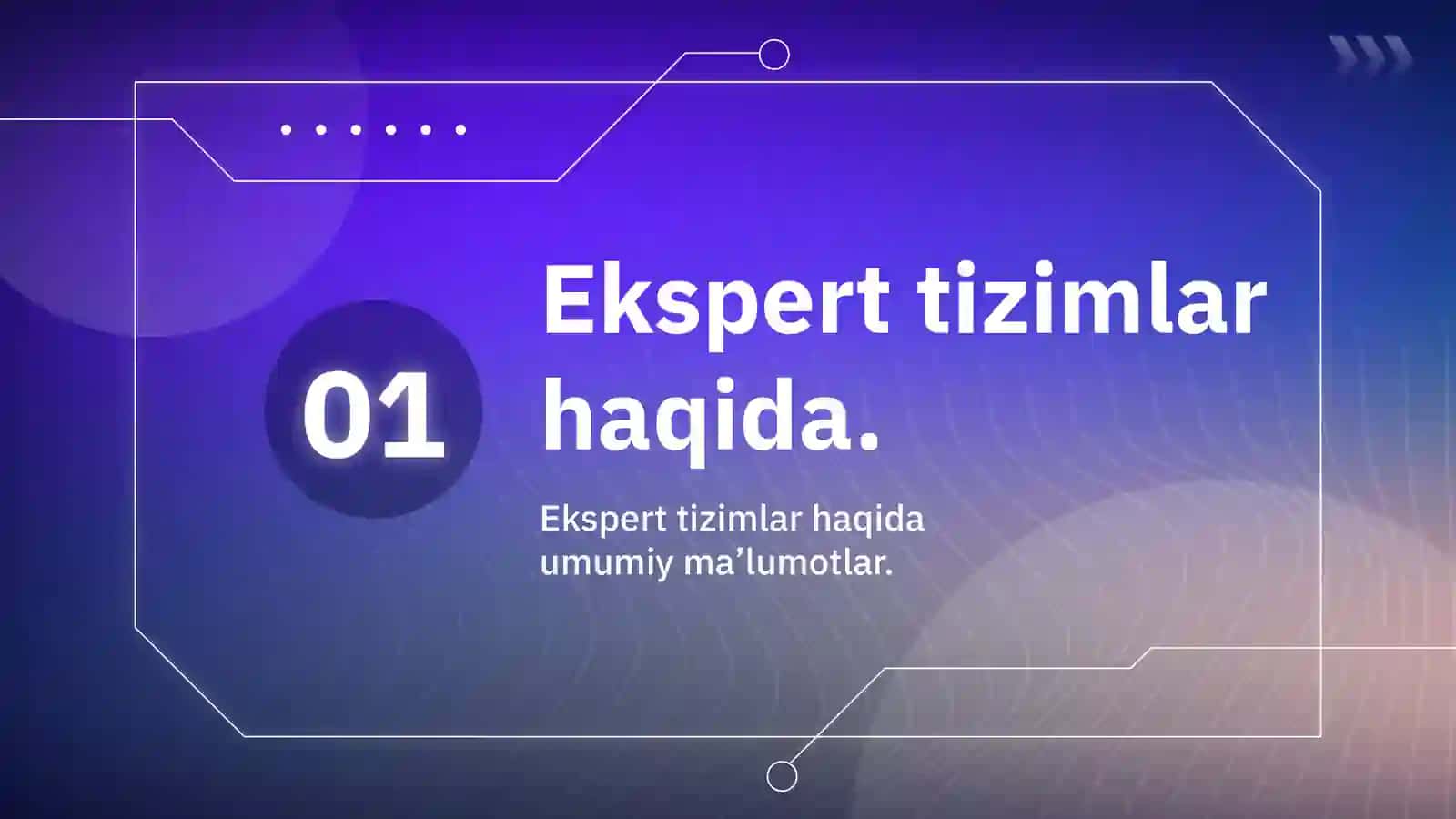 Dinamik ekspert tizimlari 2