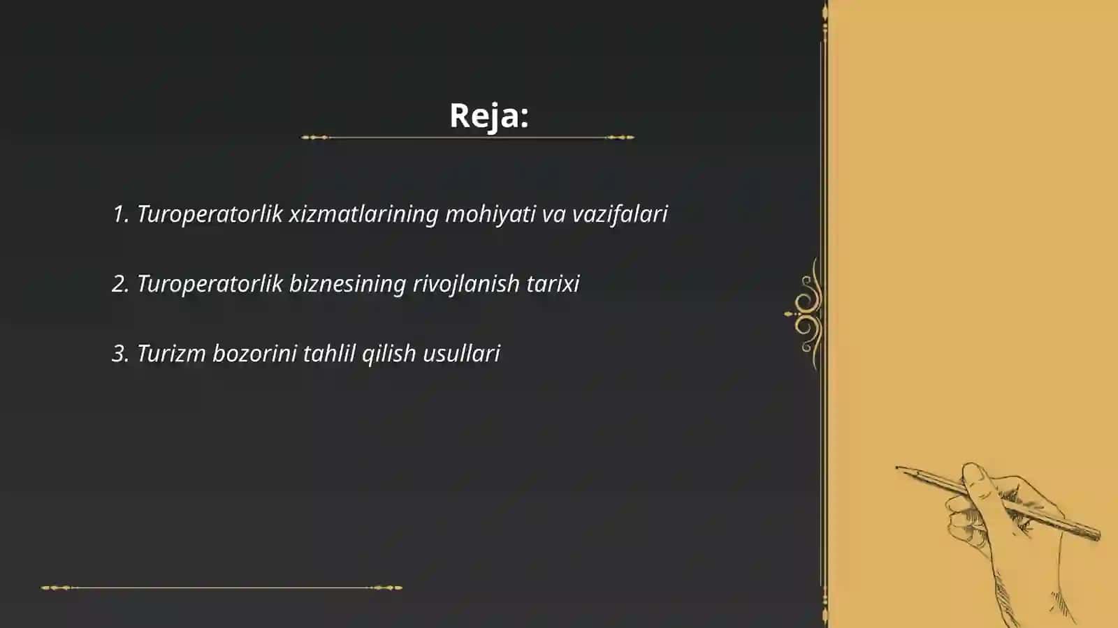 Turoperatorlik xizmatlari, biznesi va uning xususiyatlari 2