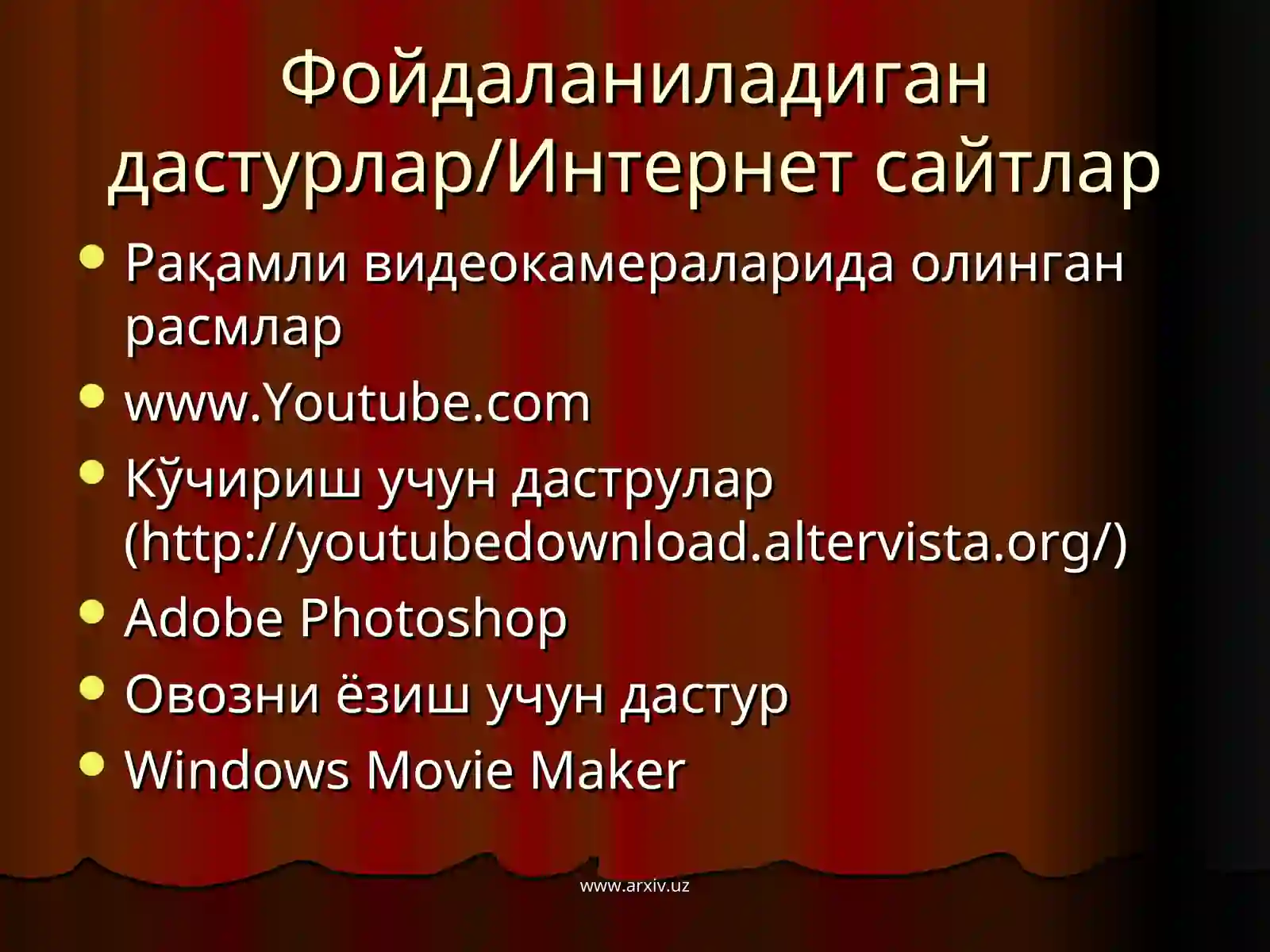 Видеоролик тайёрлаш 2