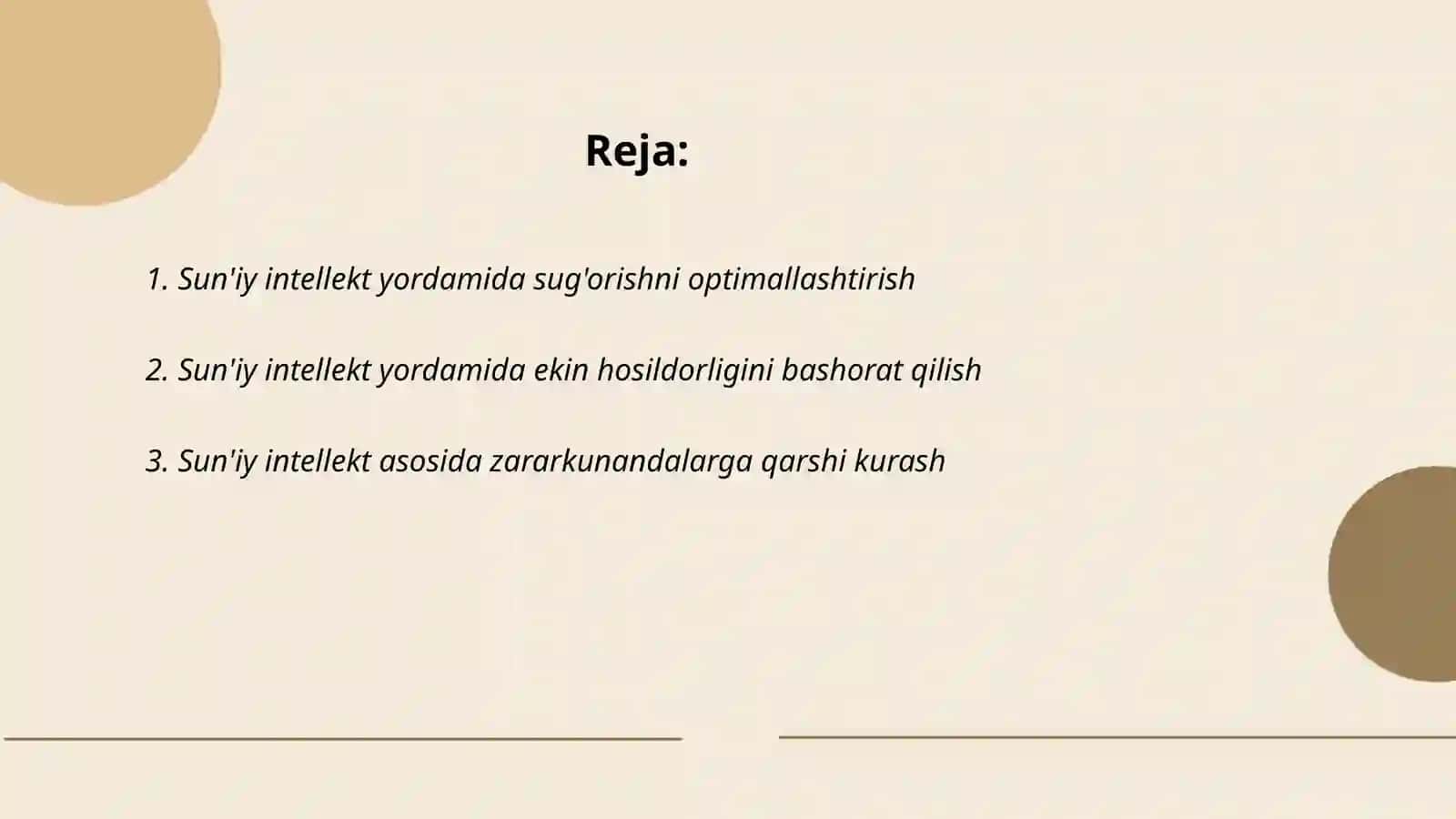Qishloq hojaligida sun'iy intelektdan foydalanish usullari 2
