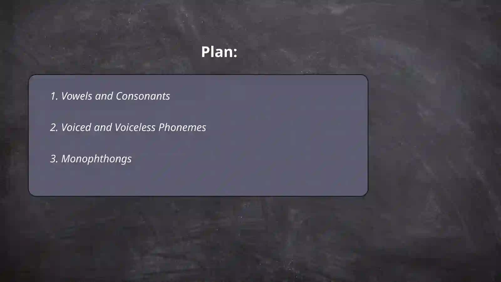English phonemes 2