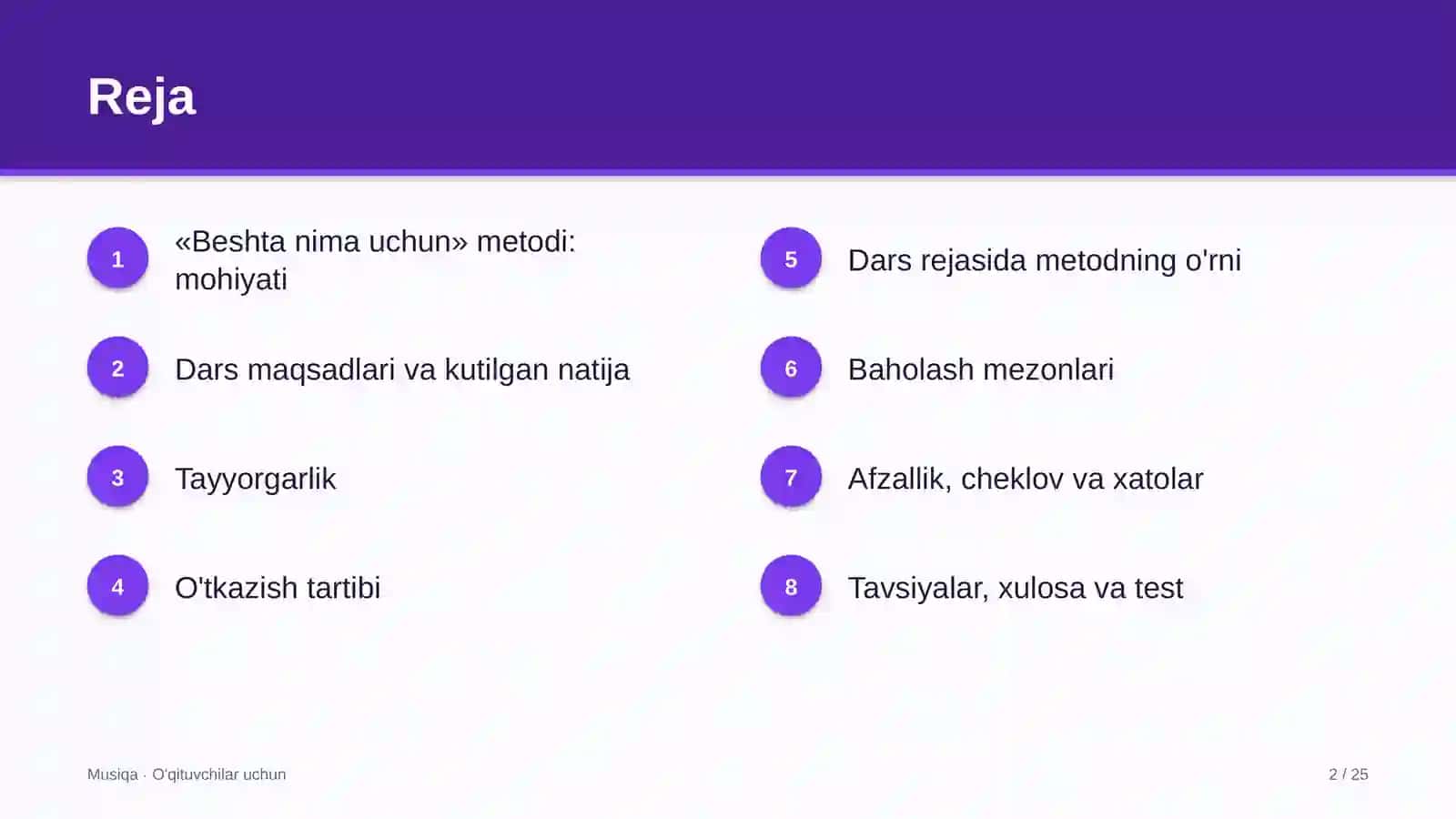 musiqa darslarida beshta nima uchun metodidan foydalanish 1136 2
