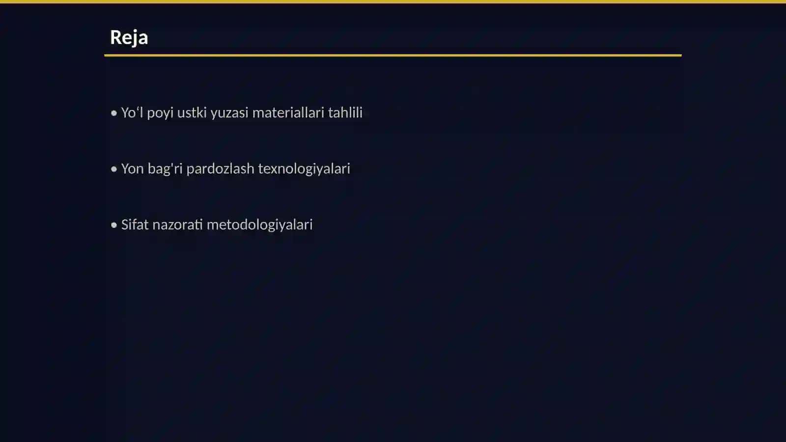 Yoʻl poyi ustki yuzasini va yon bagʻrini pardozlashda sifat nazorati 2