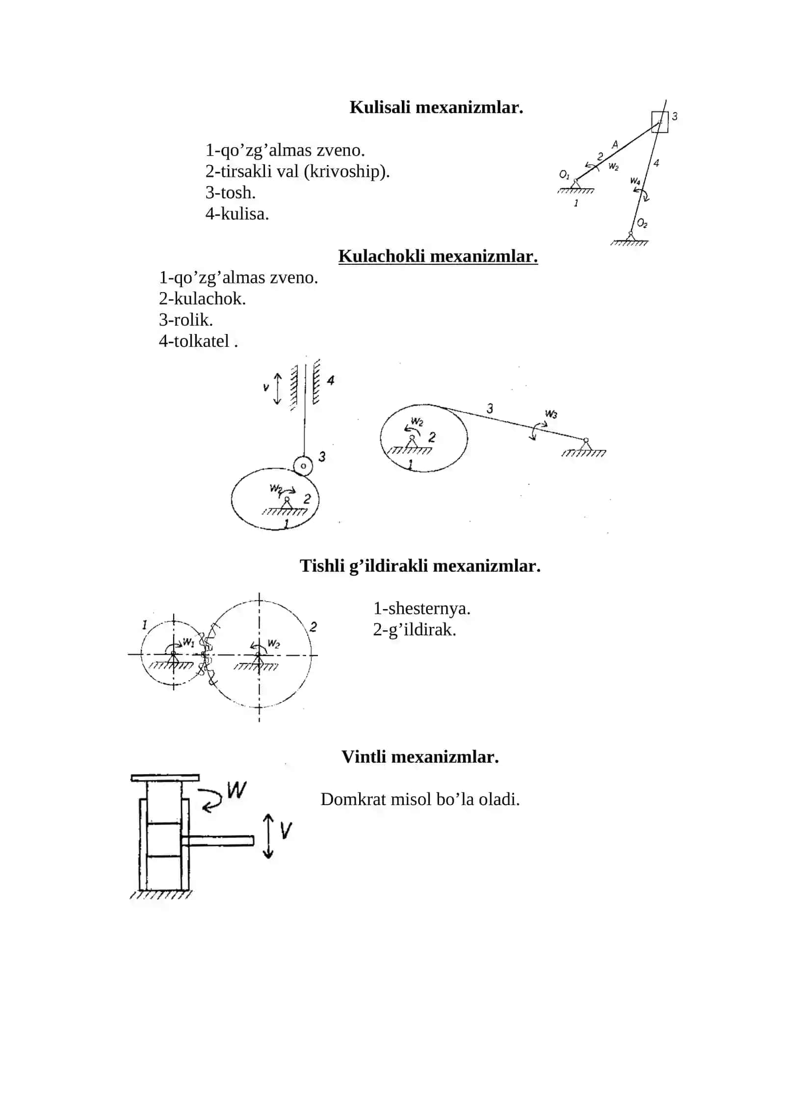 GIDRAVLIK VA PNEVMATIK SXEMALAR. KINEMATIK SXEMALAR 2