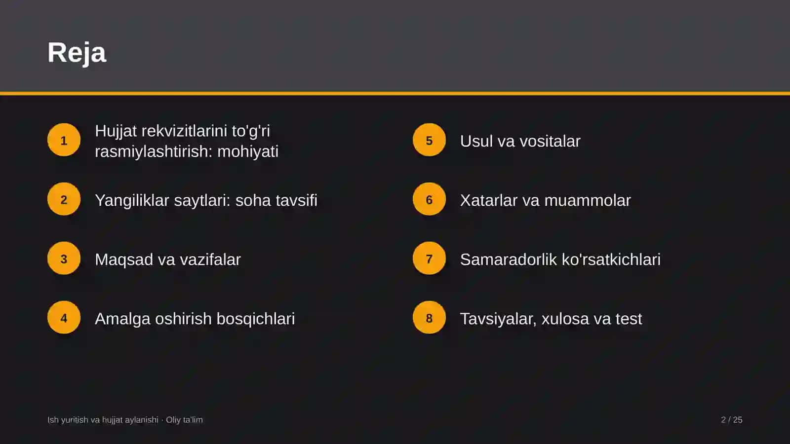 yangiliklar saytlarida hujjat rekvizitlarini to'g'ri rasmiylashtirish 8333 2