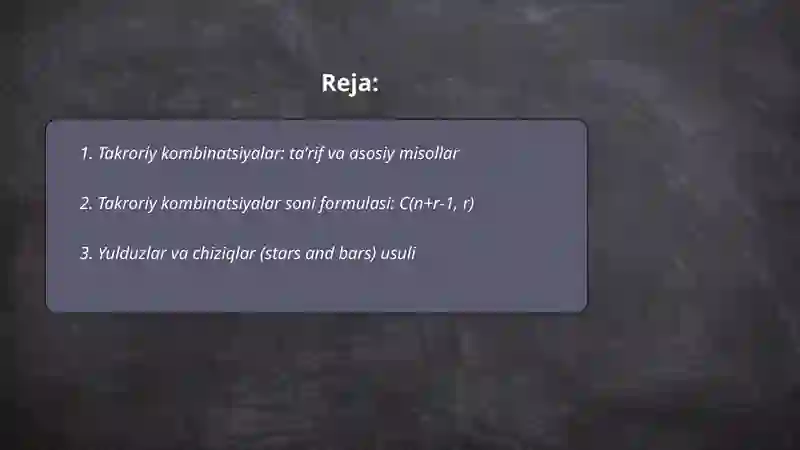 Diskret tuzilmalari 2