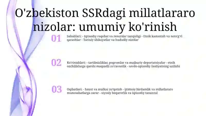 1990 Yilardagi O'Zbekiston Ssr Amalga Oshirilgan Milatlar AroNizolar 2