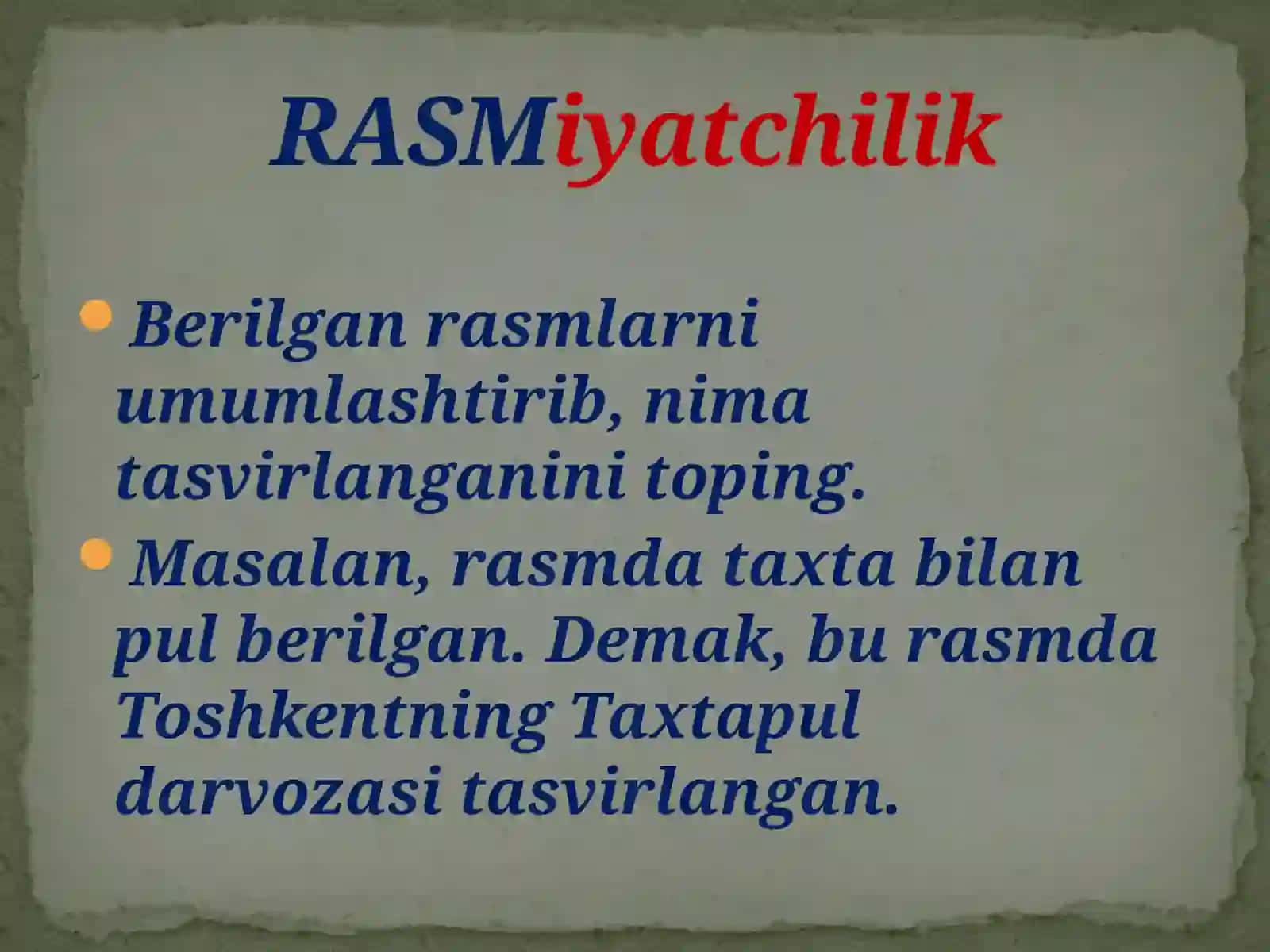 UY VAZIFASI MAVZUSI 2