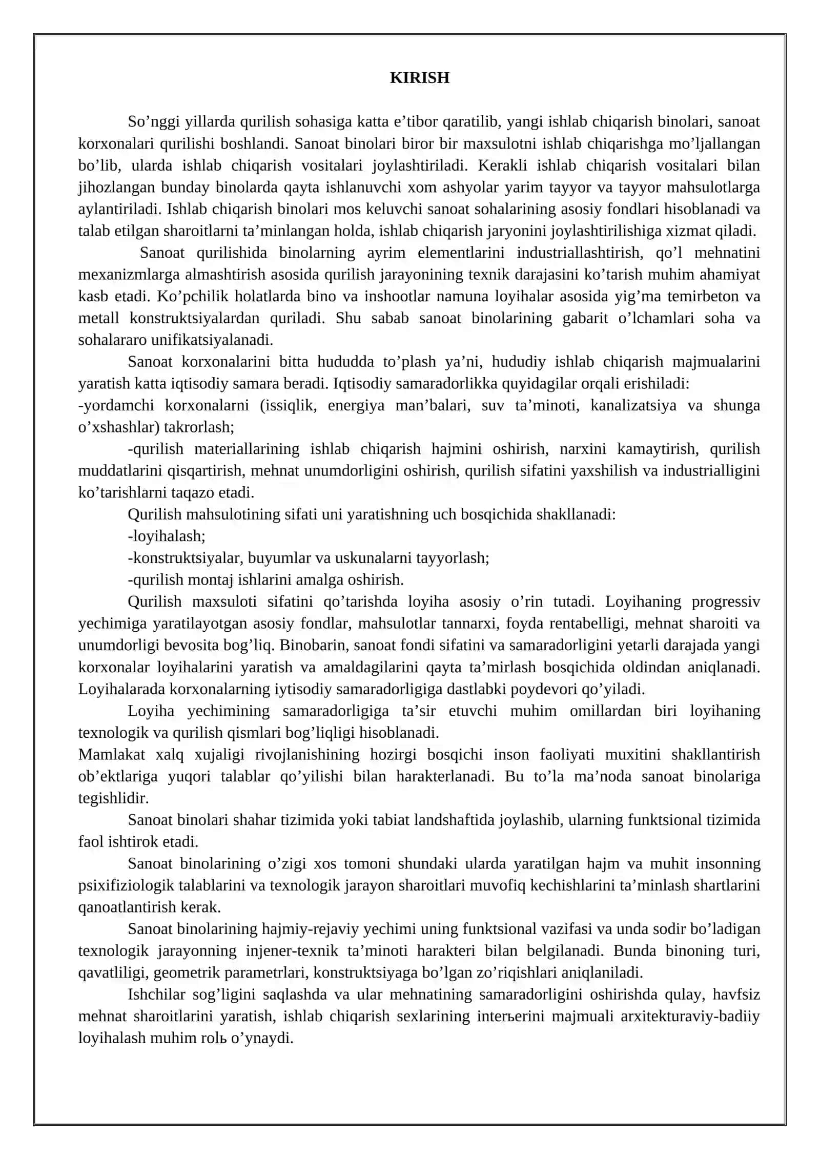 Bir qavatli sanoat binolarining temir-beton sinchini montaj qilish texnologiyasi 2