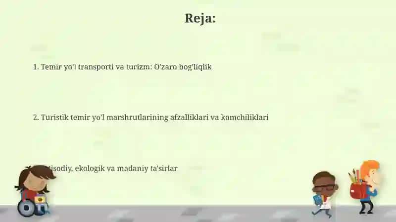 Temir Yo'l Transporti va Turizm 2