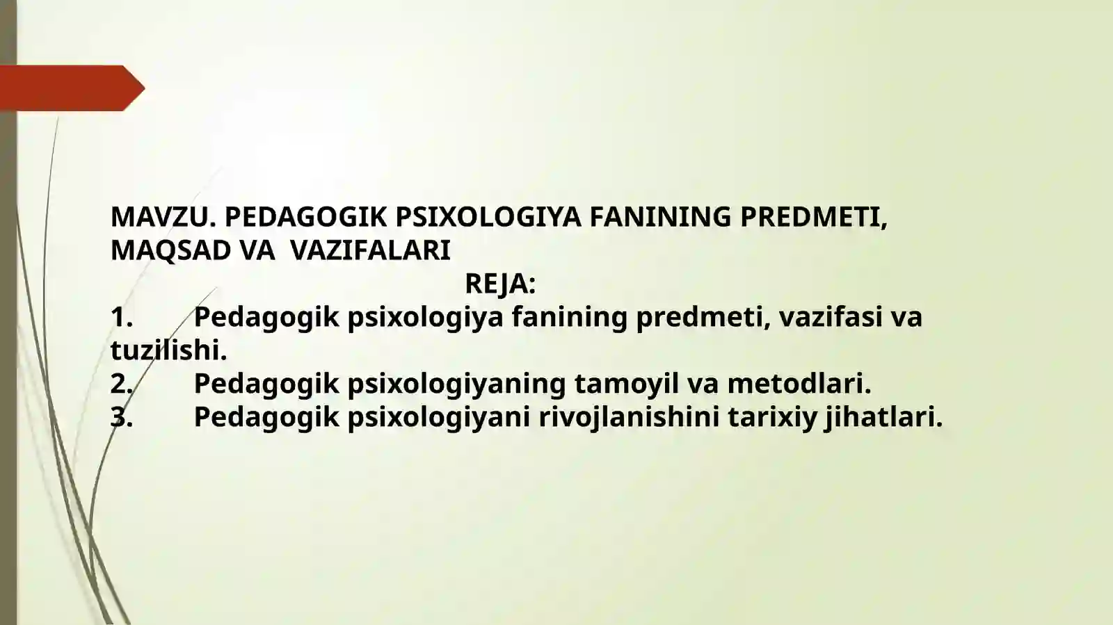 RIVOJLANISH PSIXALOGIYASI 2