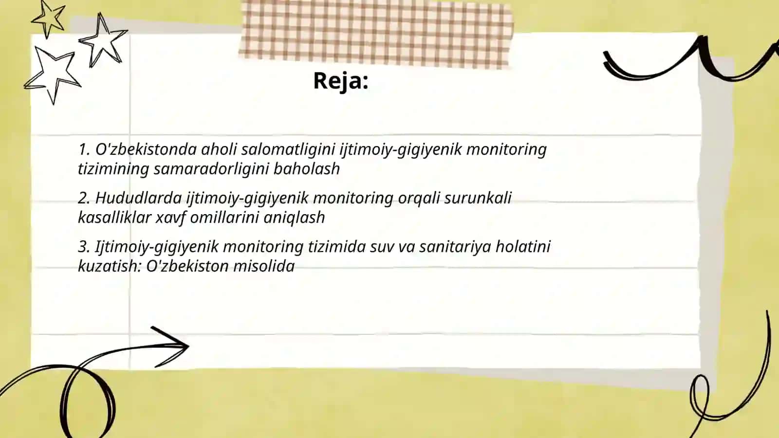 O'zbekistonda aholi salomatligi holatining ijtimoiy-gigiyenik monitoring tizimi 2