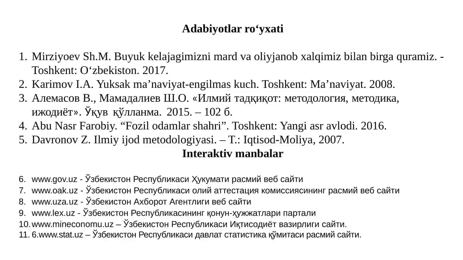 Ilmiy tadqiqot metodologiyasi faniga kirish 2
