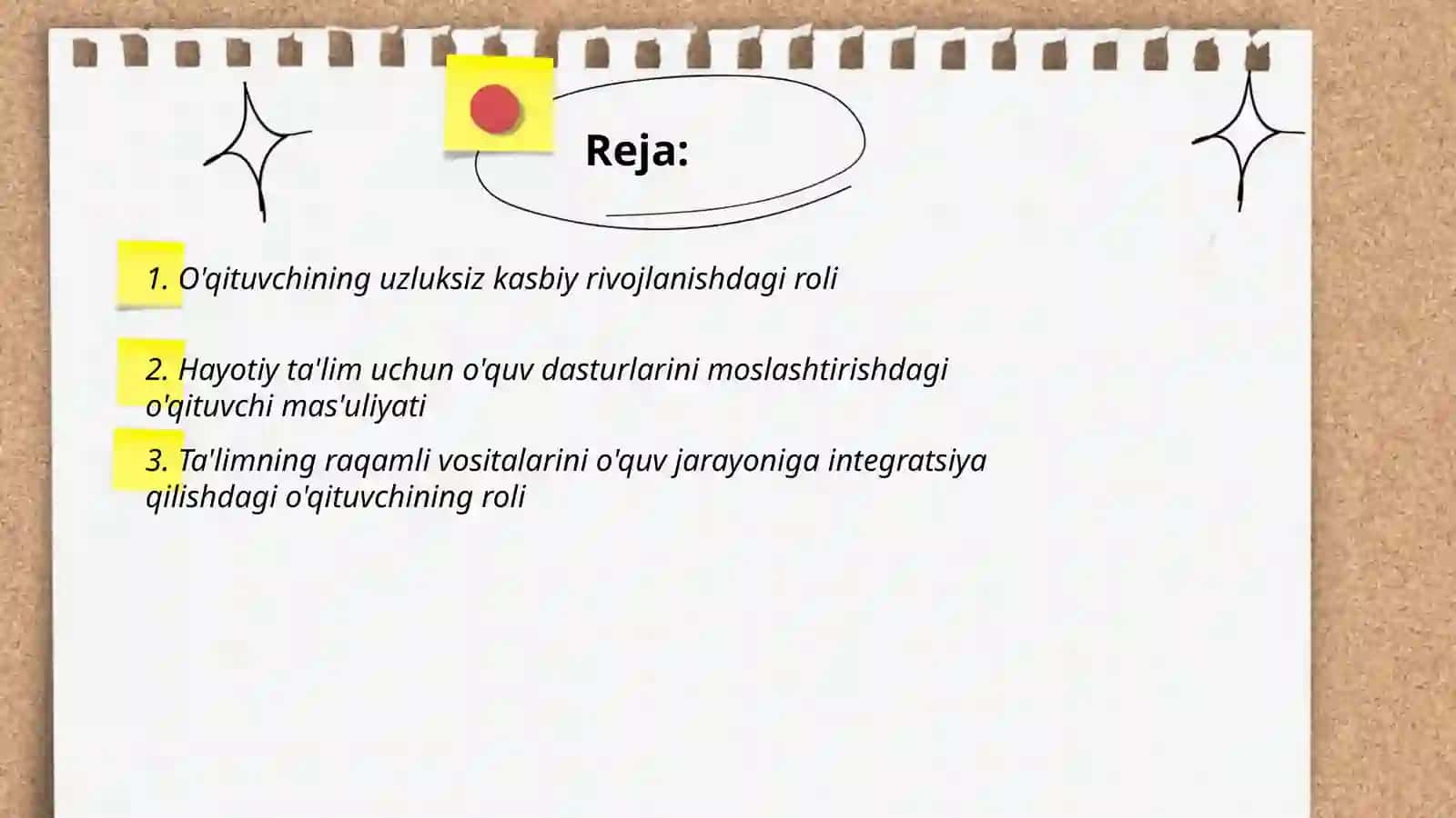 O'qituvchining uzluksiz kasbiy rivojlanishdagi roli 2