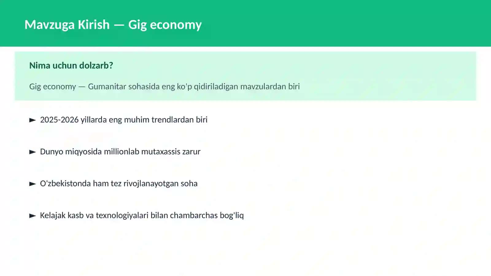 Gig economy 2