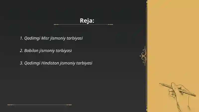 Qadimgi dunyo xalqlarining jismoniy tarbiyasi 2