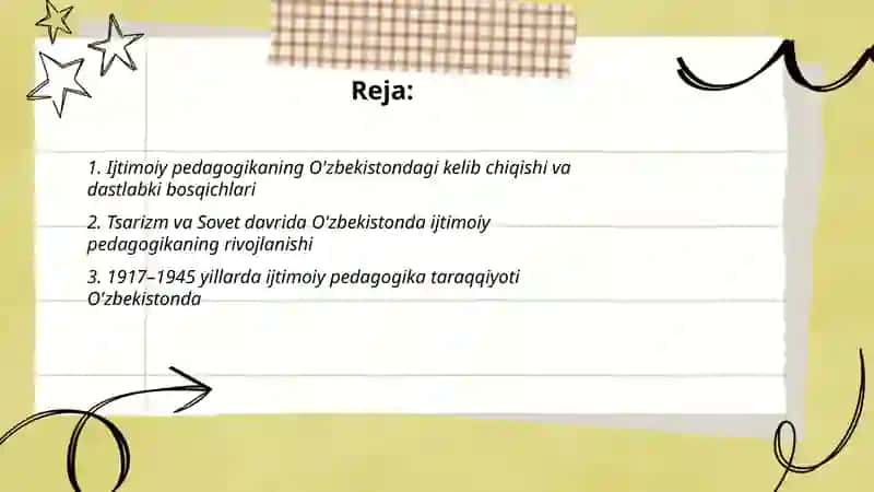 O'zbekistonda ijtimoiy pedagogikaning rivojlanish tarixi 2