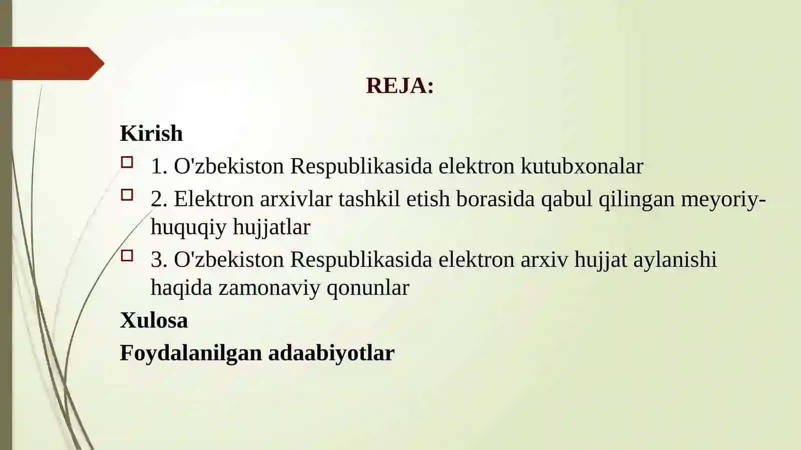 Elektron kutubxonalar va arxivlar bilan ishlash 2