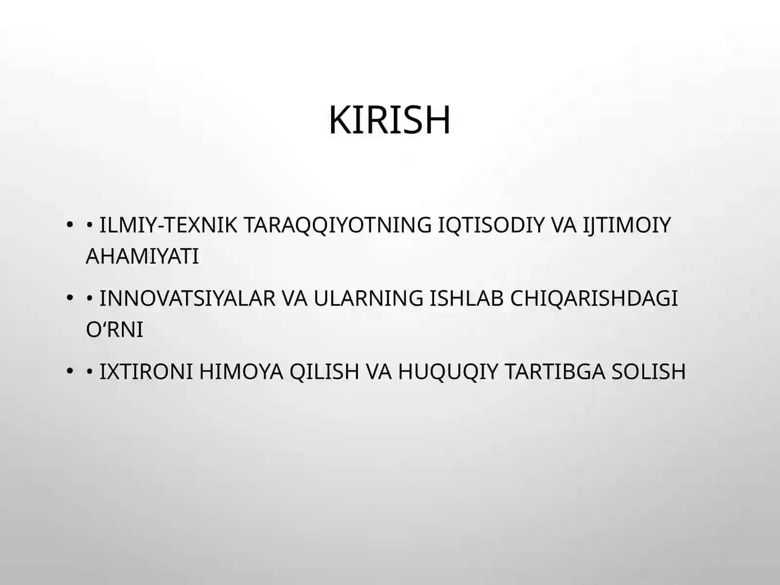 Ilmiy-Texnik Taraqqiyotni Rag‘batlantirish Mexanizmi 2