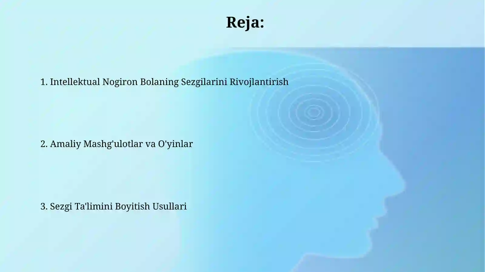 Sensorli integratsiya terapiyasi 2