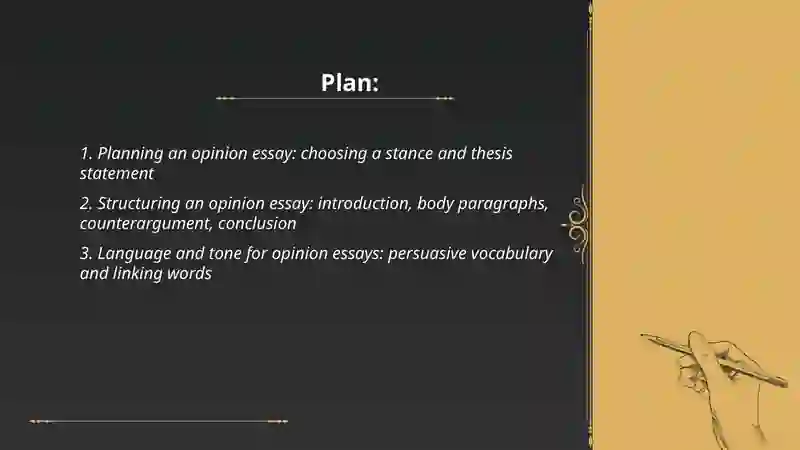 Opinion essays 2