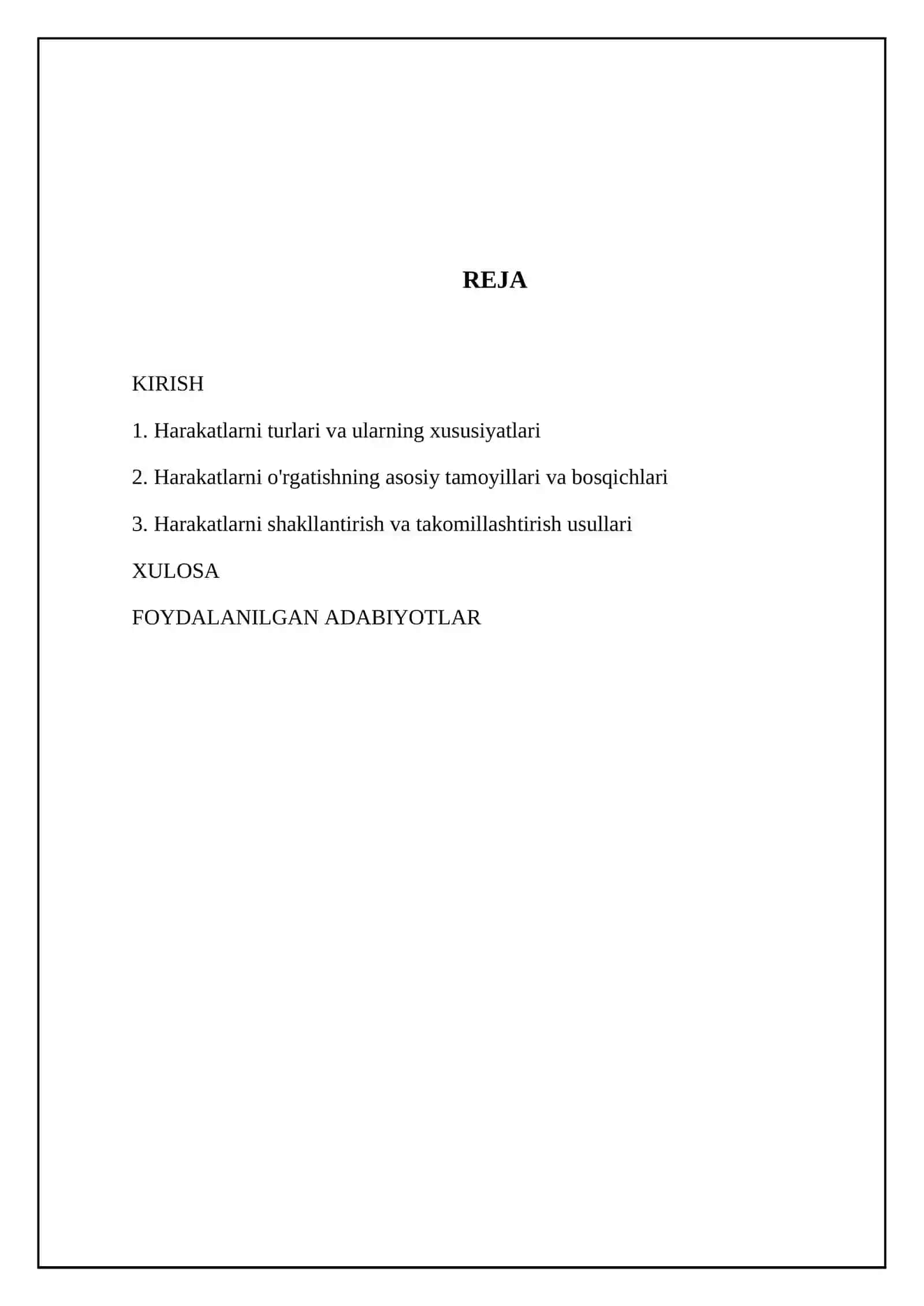 Harakatlarga urgatish metodikasi 2