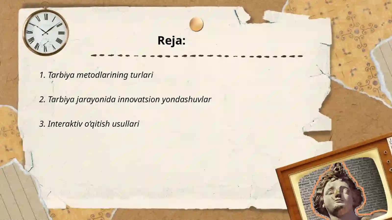 Tarbiya fanini o‘qitish metod va vositalari 2