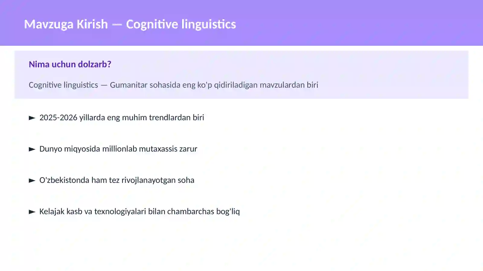 Cognitive linguistics 2