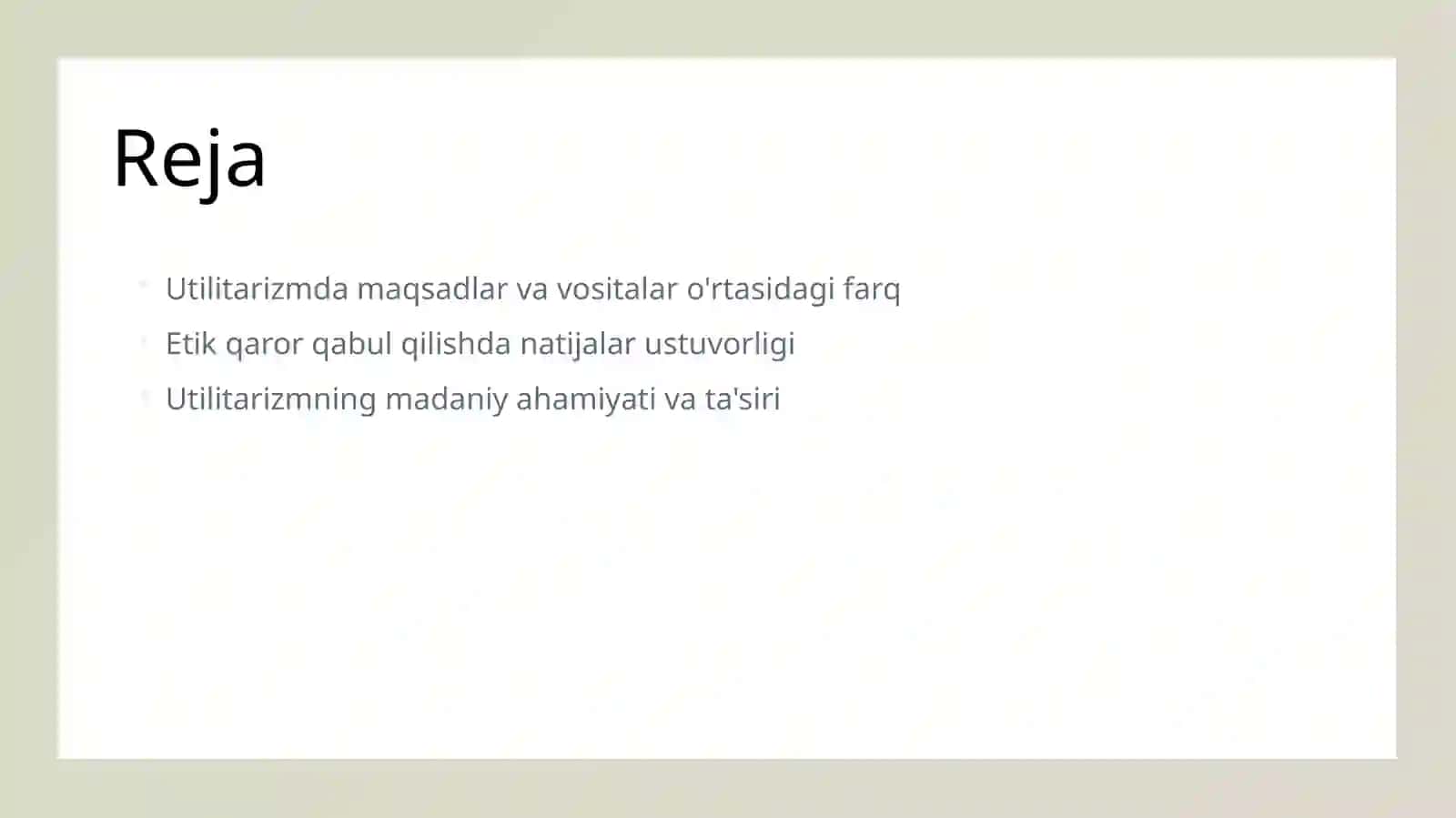 Utilitarizmda maqsadning vositaga nisbatan ustuvorligi 2