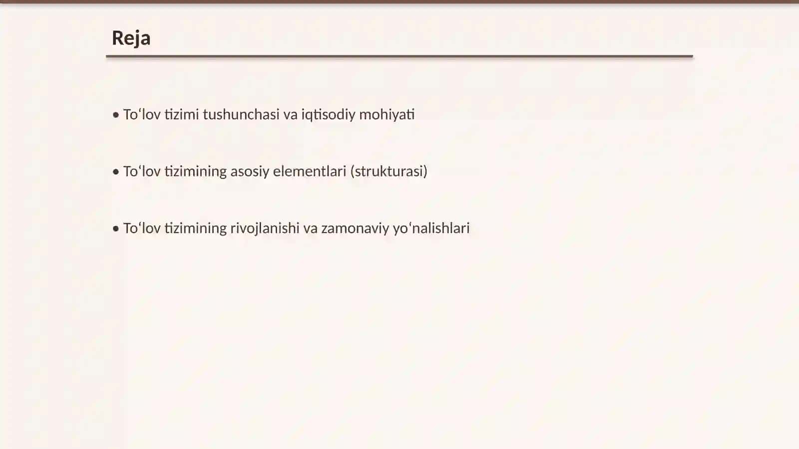 To’lov tizimi va uning srtukturasi 2