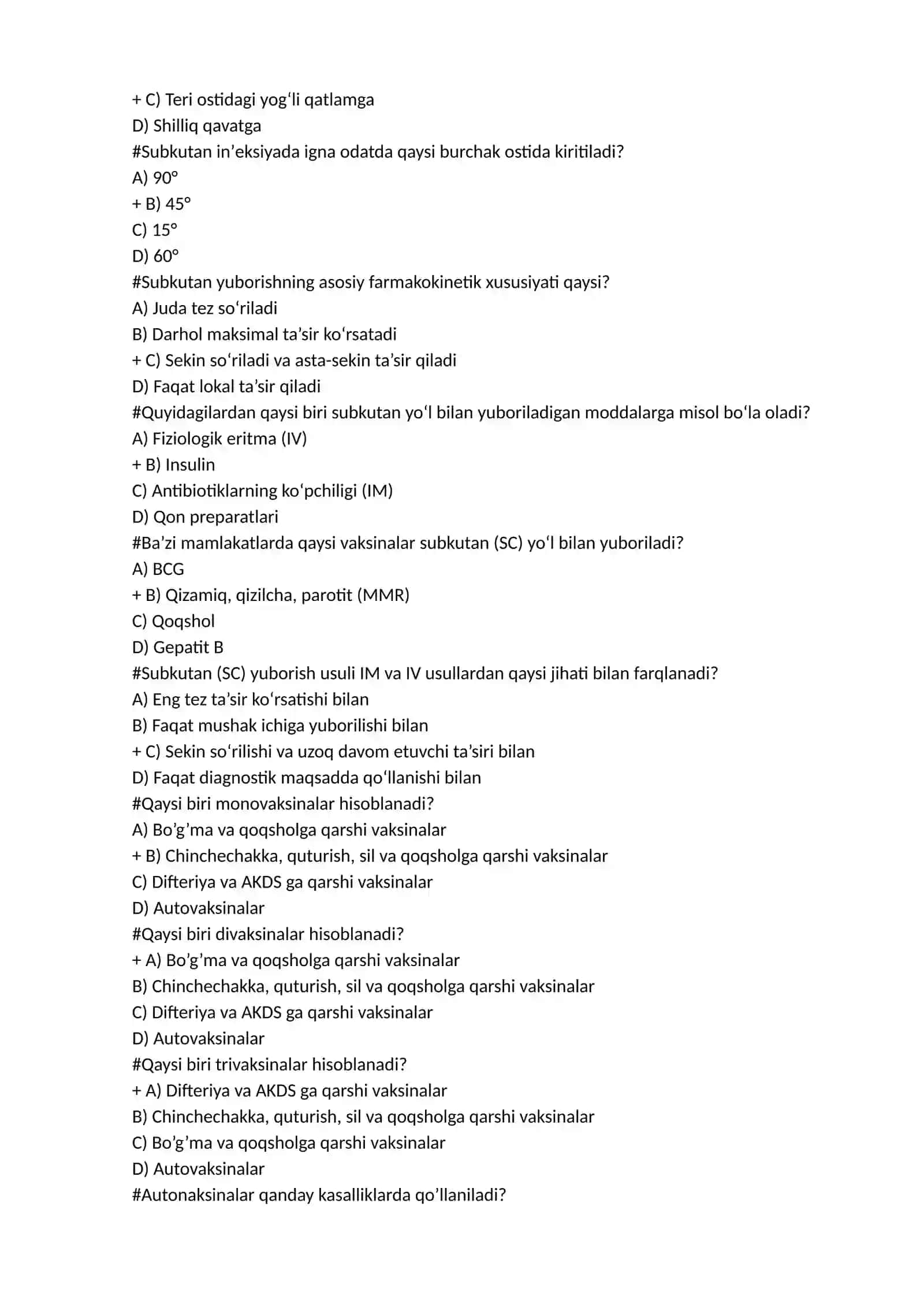 Mikrobiologiya, virusologiya va immunologiya yakuniy test 2